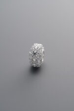 925 Sterling Silver-Bright-Zircon Rondelle Bead-8mm - Image 2