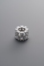 Zircon Double-row Wheel-shaped Bead