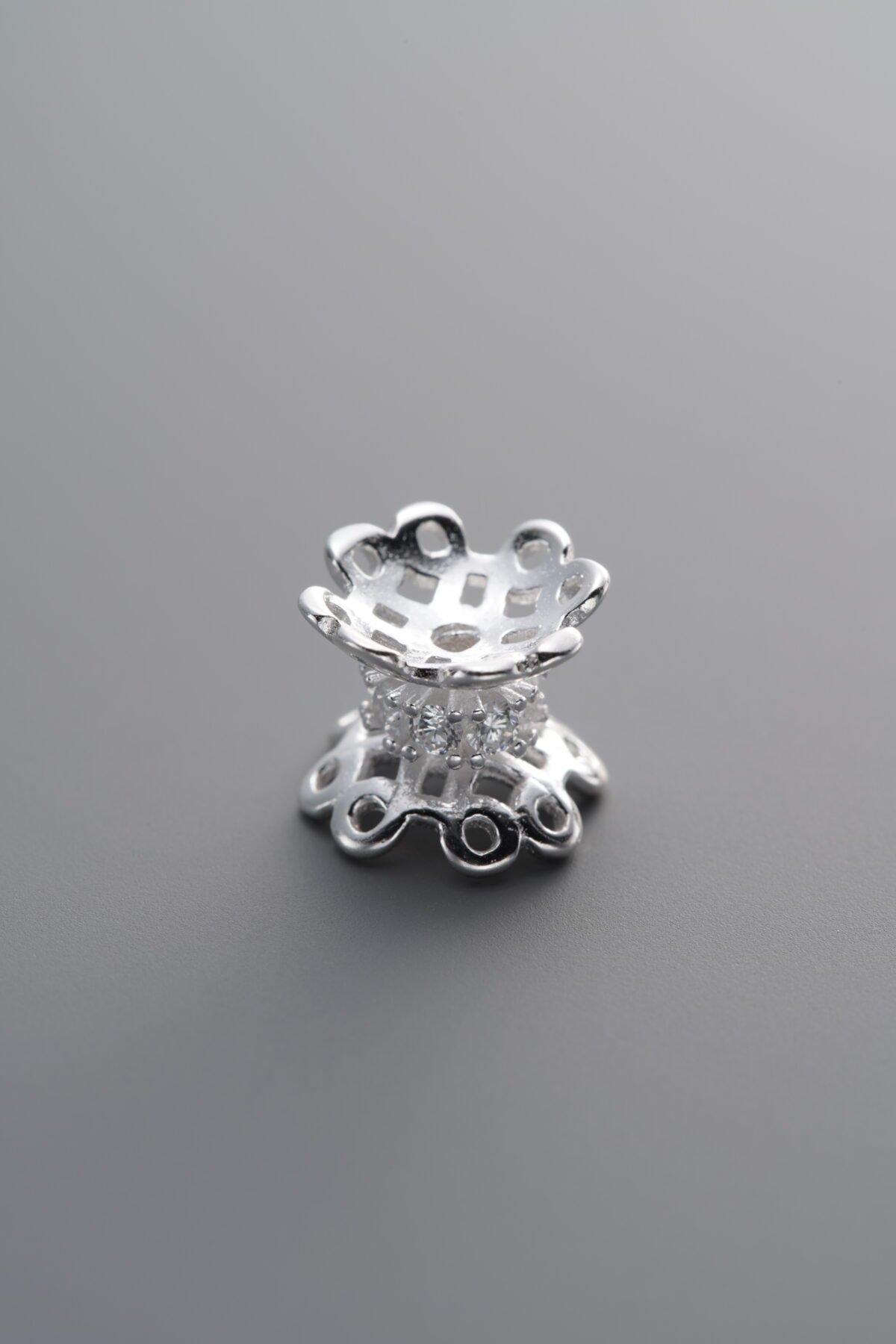 Zircon Tapered Spacer Bead