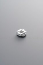 Zircon Twisted Circle Bead