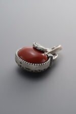 Agate Fu Character Pendant
