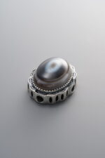 925 Sterling Silver-Antiqued-Agate Box Bead-22mm - Image 3