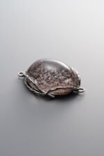 925 Sterling Silver-Antiqued-Phantom Double Loop Connector-31mm - Image 4