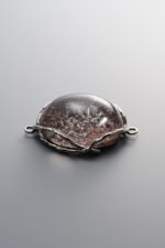 925 Sterling Silver-Antiqued-Phantom Double Loop Connector-31mm