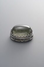 925 Sterling Silver-Bright-Green Phantom Quartz Box Bead-21mm - Image 4