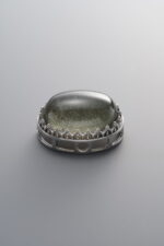 925 Sterling Silver-Bright-Green Phantom Quartz Box Bead-21mm - Image 4