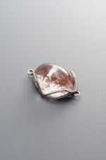 925 Sterling Silver-Antiqued-Phantom Double Loop Connector-25mm - Image 3