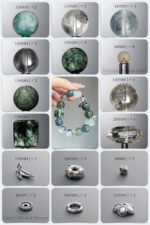 Natural Seraphinite & Kyanite 6-Crystal Forest Ocean Awakening DIY Bracelet Kit