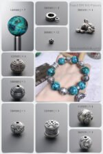 Natural Phoenix Stone & Vintage Silver Timeless Awakening DIY Bracelet Kit
