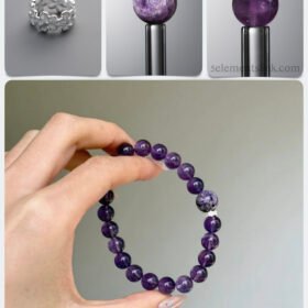 Natural Amethyst & Charoite Spiritual Blast DIY Bracelet Kit