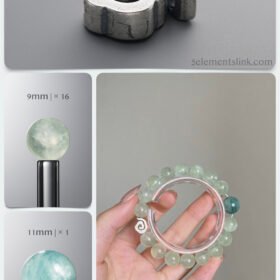 Natural Prehnite & Monet Kyanite Healer's Awakening DIY Bracelet Kit