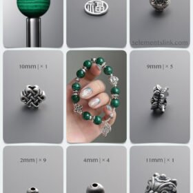 Natural Malachite Meaning & Healing Properties DIY Bracelet Kit