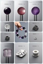 Natural Lepidolite & Amethyst Wisdom DIY Bracelet Kit