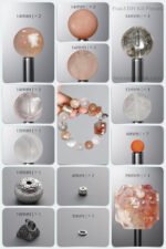Natural Flower Agate & Morganite Gentle Power DIY Bracelet Kit