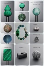 Natural Malachite & Fluorite Healing DIY Bracelet Kit