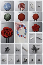 Natural Kyanite & Red Agate Fire-Water Clash DIY Gemstone Bead Bracelet Kit - Image 2