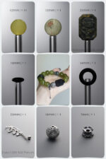 Natural Serpentine Jade & Black Agate Nature DIY Bracelet Kit