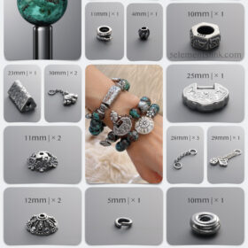 Natural Phoenix Stone Ultimate Wealth DIY Bracelet Kit