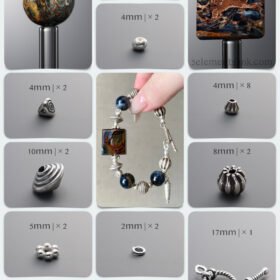 Natural Pietersite Tempest DIY Bracelet Kit