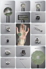 Natural Serpentine Jade Dragon & Green Phantom DIY Bracelet Kit
