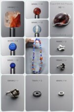 Natural Lapis Lazuli & Fire Quartz Breakthrough DIY Bracelet Kit