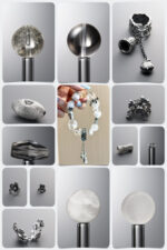 Natural Snow Phantom & Rutilated Quartz 925 Antiqued Sterling Silver DIY Gemstone Bead Bracelet Kit