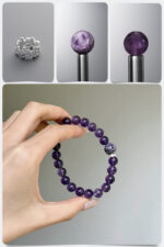 Natural Amethyst & Charoite Spiritual Blast DIY Gemstone Bead Bracelet Kit