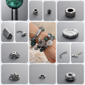 Natural Phoenix Stone Ultimate Wealth DIY Gemstone Bead Bracelet Kit