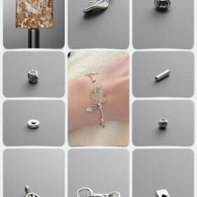 Natural Tree-Flower Crystal Rebirth DIY Gemstone Bead Bracelet Kit