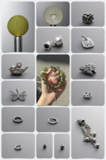 Natural Serpentine & Hetian Jade Rural Awakening DIY Gemstone Bead Bracelet Kit
